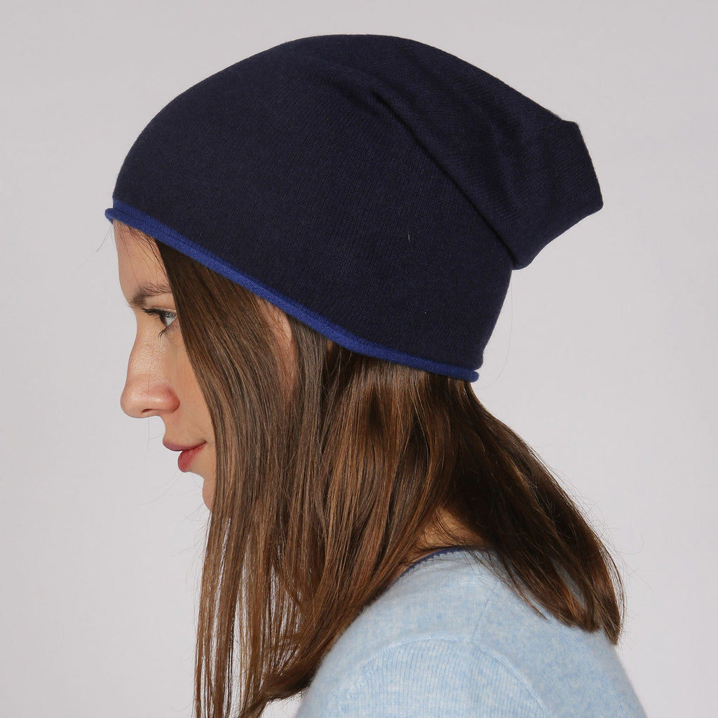 Navy Beanie Womens