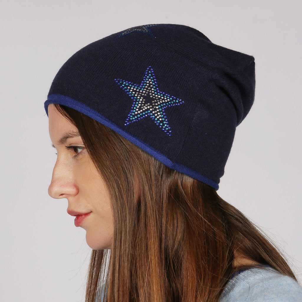 Navy Beanie Womens