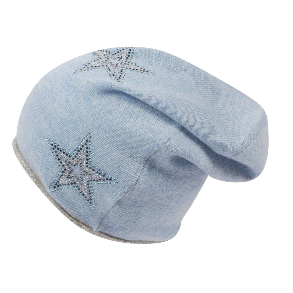 Light Blue Beanie Womens