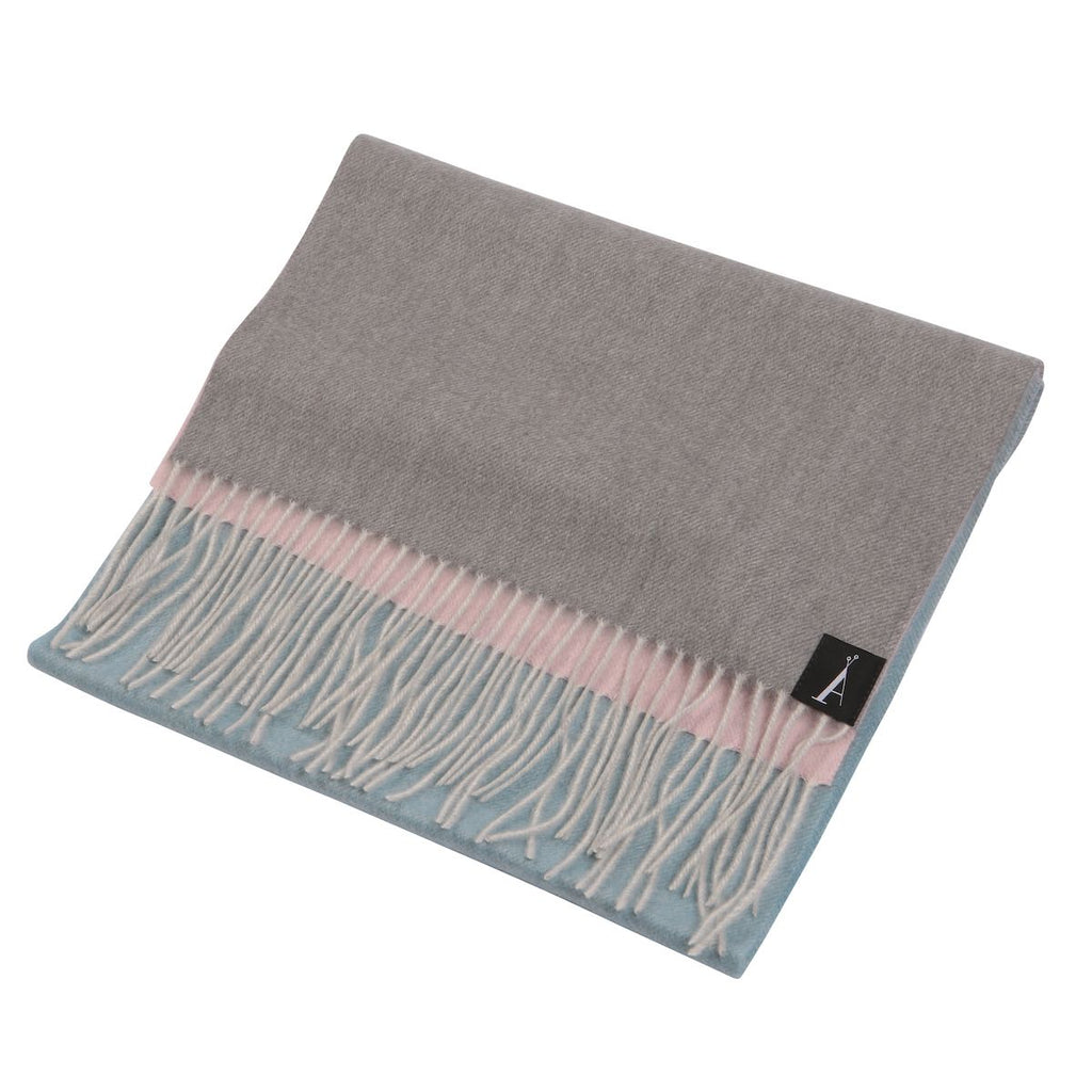 London Scarf in Light Blue Degrade (Unisex) - Adeela Salehjee