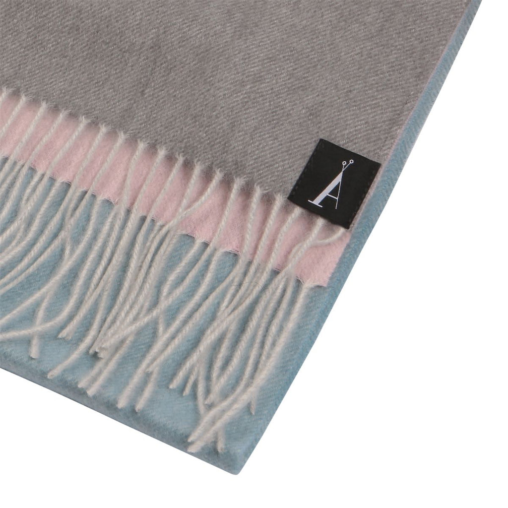 London Scarf in Light Blue Degrade (Unisex) - Adeela Salehjee