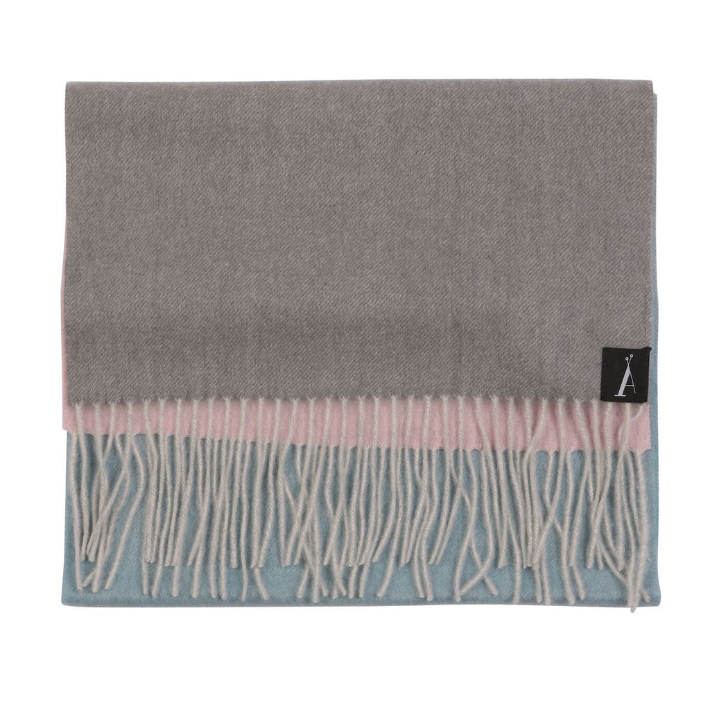 London Scarf in Light Blue Degrade (Unisex) - Adeela Salehjee