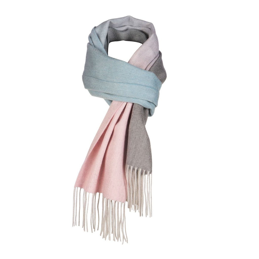 London Scarf in Light Blue Degrade (Unisex) - Adeela Salehjee