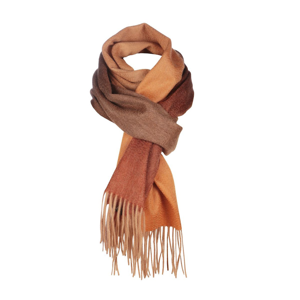 London Scarf in Orange Degrade (Unisex) - Adeela Salehjee