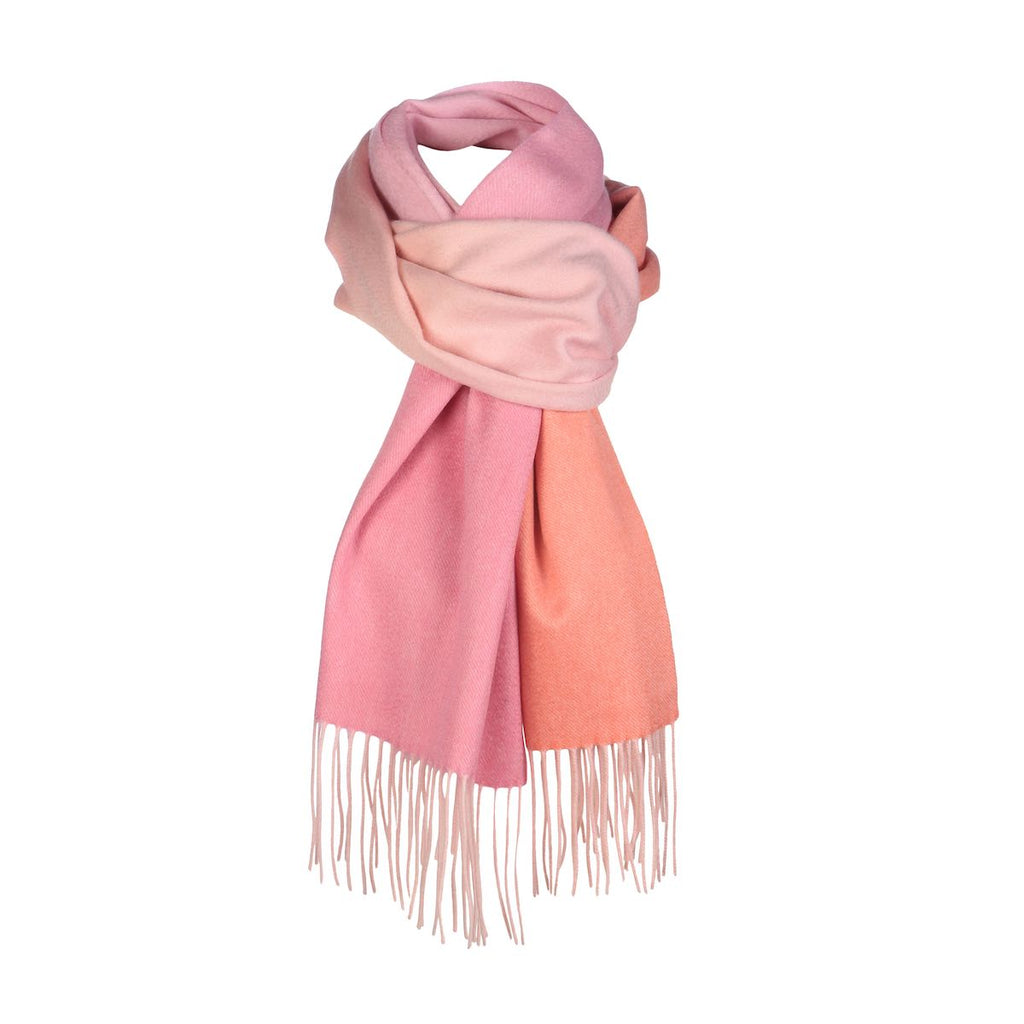 London Scarf in Peach Degrade (Unisex) - Adeela Salehjee