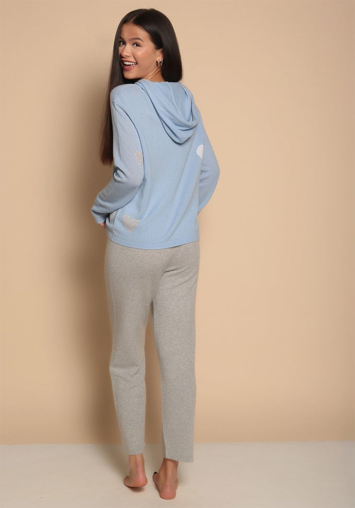 Marylebone Hoody in Pale Blue - Adeela Salehjee