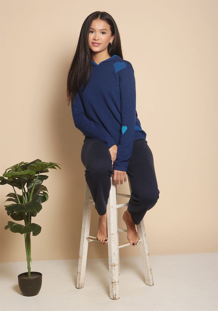 Marylebone Hoody in Navy - Adeela Salehjee