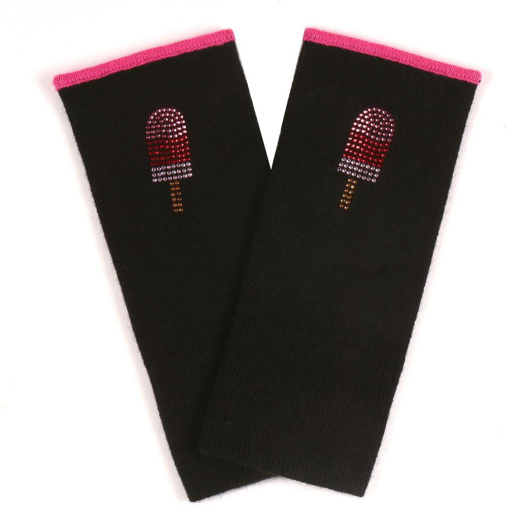 Munich Mittens in Black with Ice Lolly - Adeela Salehjee