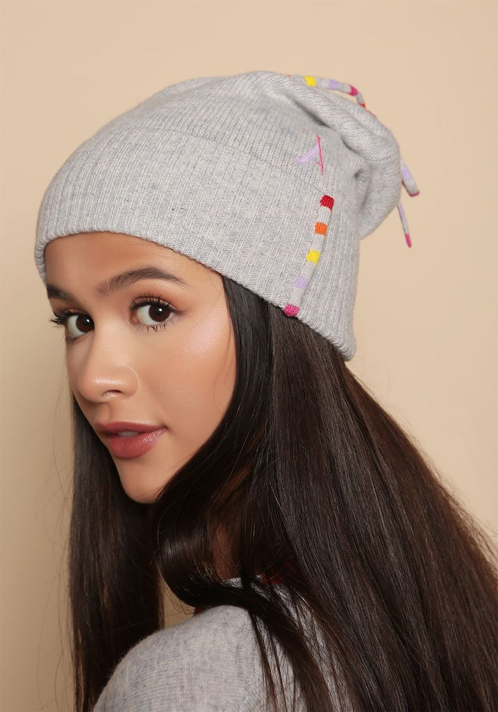 Paddington Beanie in Mid Grey - Adeela Salehjee