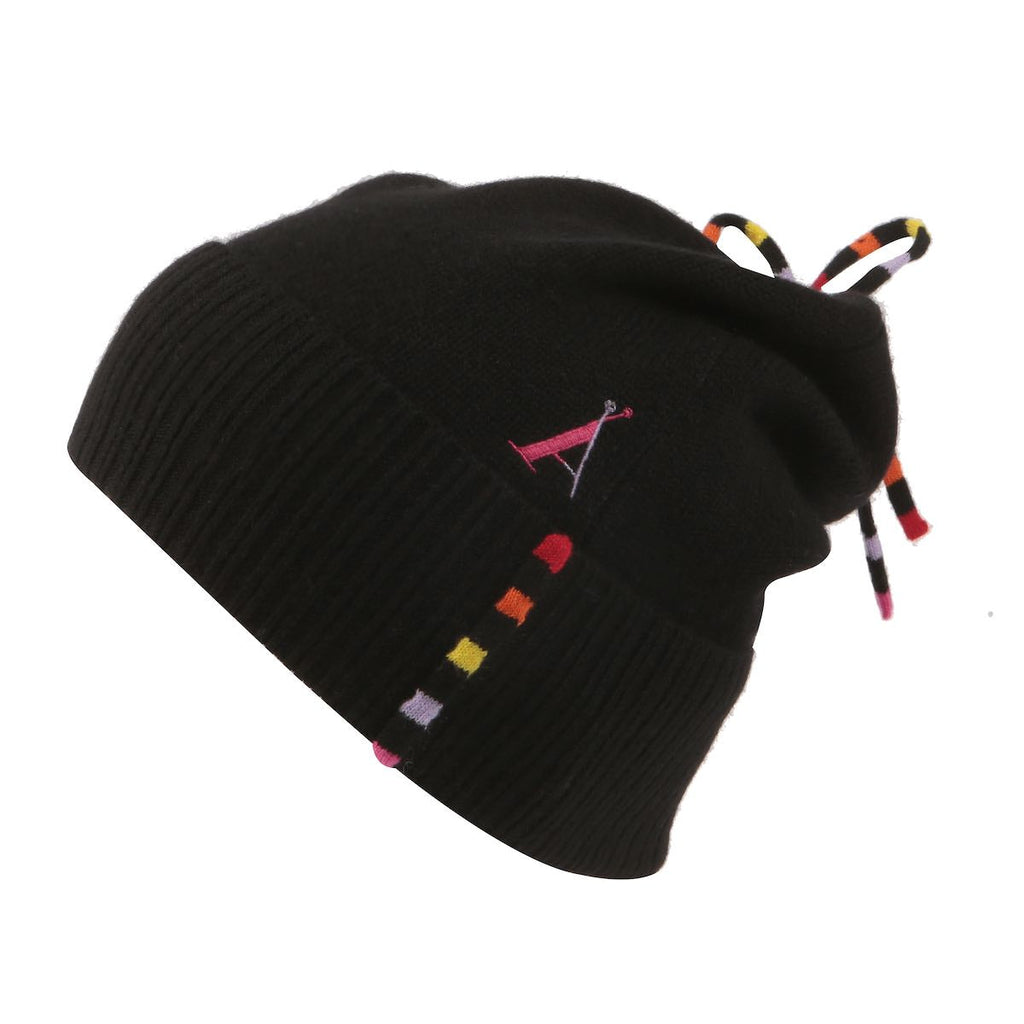 Paddington Beanie in Black - Adeela Salehjee