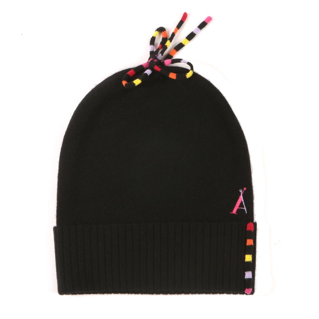 Paddington Beanie in Black - Adeela Salehjee