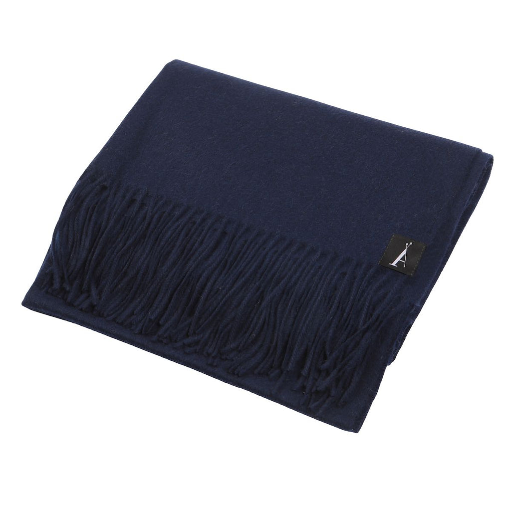 Paris Wrap Shawl in Navy - Adeela Salehjee