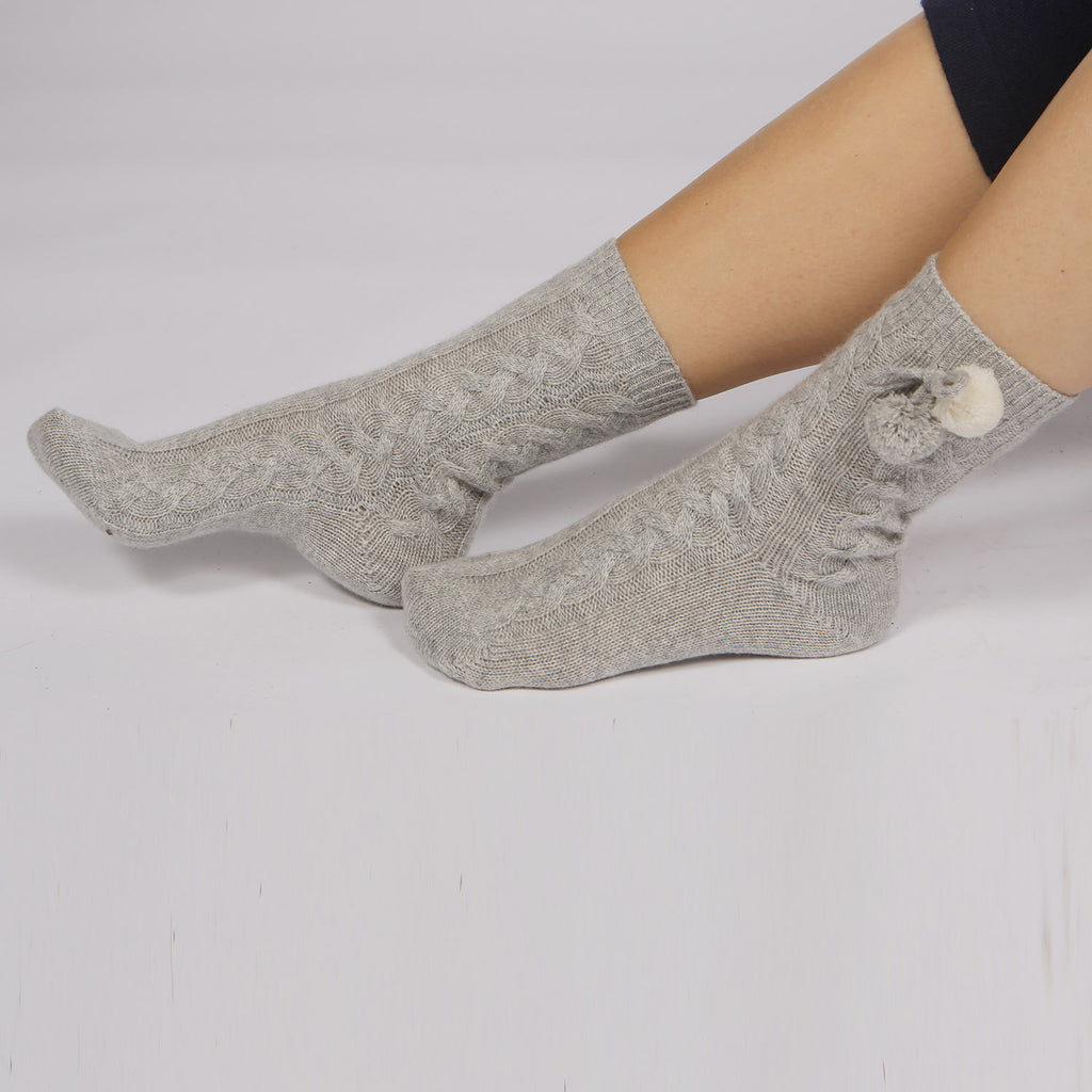 Mayfair Mid Grey Socks